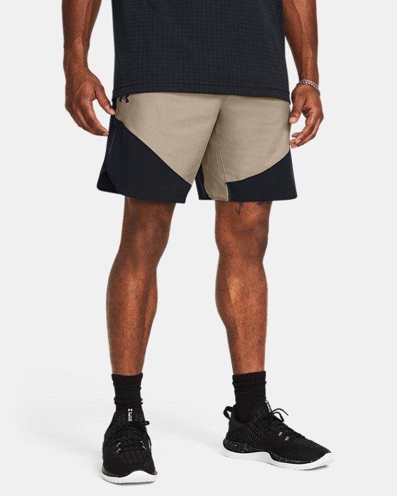 Men's UA Vanish Elite Hybrid Shorts, Brown, pdpMainDesktop image number 0